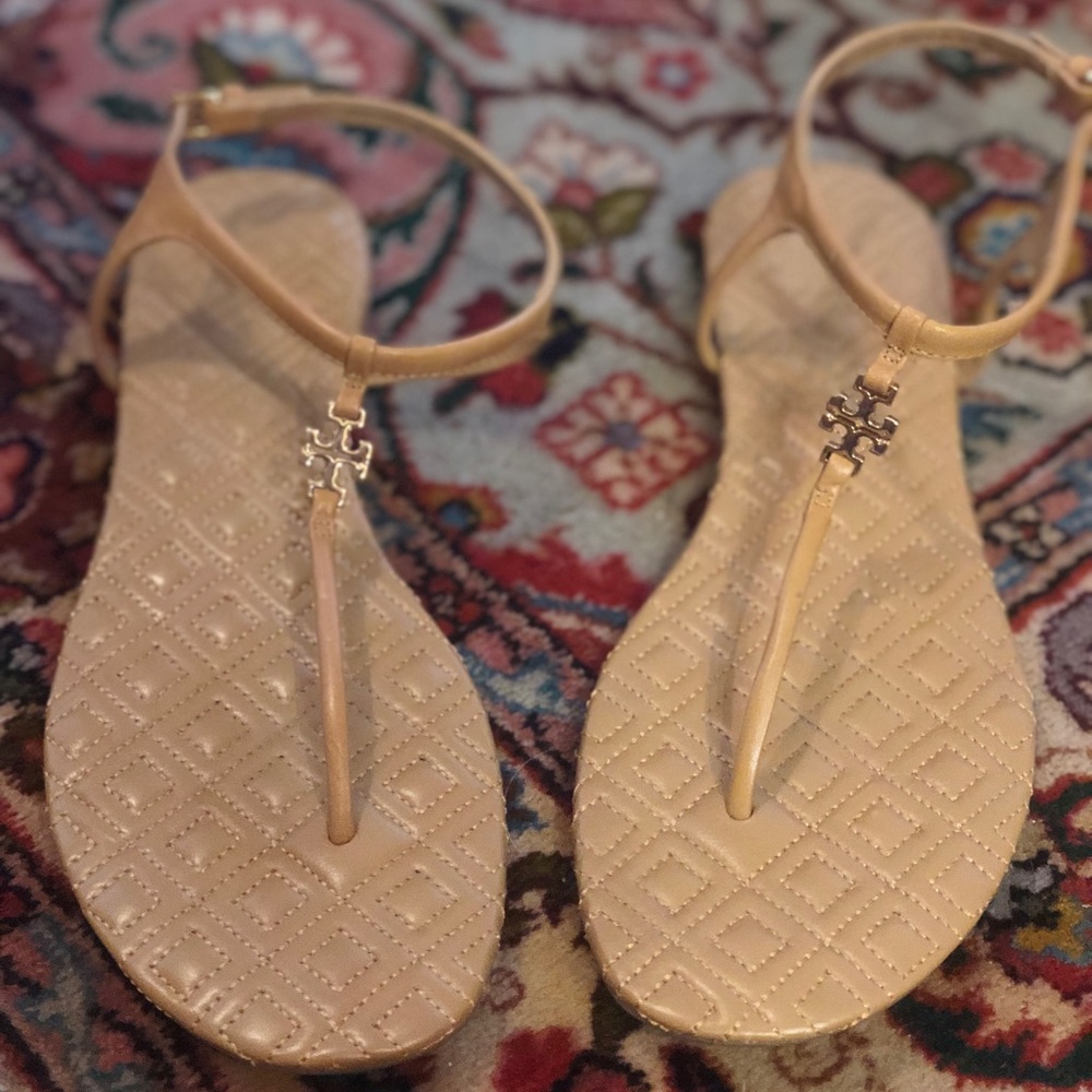 Tory Burch quilted sandals